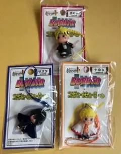 NARUTO 疾風伝 ナルト サスケ　ボルト　コスチューム キューピー　劇場版