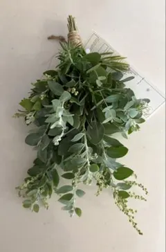 グリーン　ナチュラルスワッグ　ユーカリ　ラベンダー　ドライフラワー