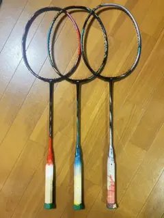 バドミントンラケット ジャンク品3本セット