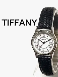 超美品！Tiffany レクタンギュラー 純正ベルト レディース腕時計 