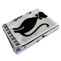 【新品】今治バスタオル 大判 かわいい　猫・音符柄 70×130cm