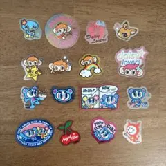 エンジェルブルー　DAISY LOVERS フレークステッカー