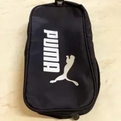 PUMA ブラック　シューズ　バッグ