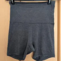 HEATTECHダークグレー ハイウエストショートパンツ