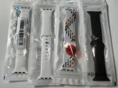 Apple Watch バンド シリコン 3本＋レインボーカラーセット