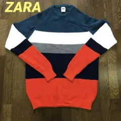 ZARA ストライプニット Mサイズ