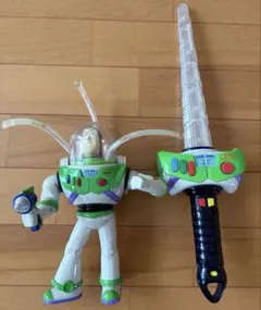 ディズニー　バズ・ライトイヤー 光る剣とフィギュアのセット