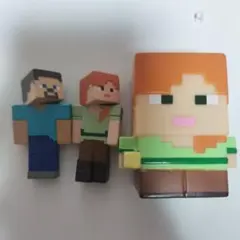 Minecraft スティーブ アレックス フィギュアセット
