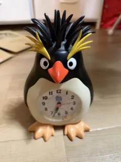希少 イワトビペンギン 目覚まし時計 RHYTHM 資生堂 レトロ