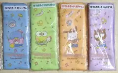 サンリオキャラクターズ当りくじ 「はぴだんぶい当りくじ」マルチポーチ4種類