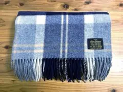 glen prince グレンプリンス　ラムズウール　大判チェックストール