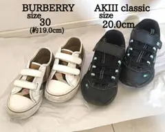 子ども　おとこの子　スニーカー　靴　19 19.5 20　BURBERRY　他のサムネイル