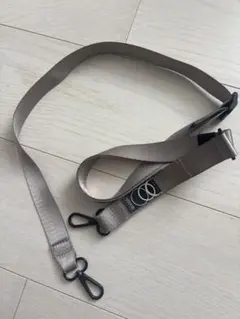 スマホショルダー ストラップ グレージュ 携帯ストラップ ナスカン付き