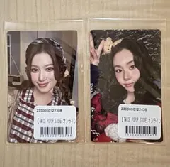 TWICE オンラインくじ ステッカー　サナ・チェヨンセット