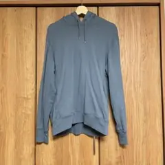 【美品】ユニクロ スウェットプルパーカ ブルー