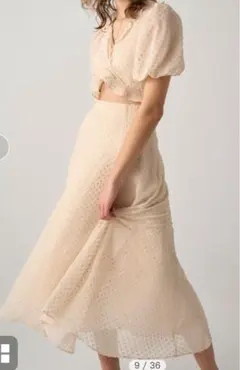 SNIDEL スナイデル　ジャガードセットアップ　PNK