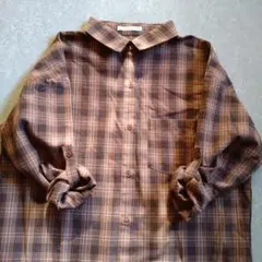 イーハイフンワールドギャラリー 　ロングシャツ　シャツワンピ　羽織