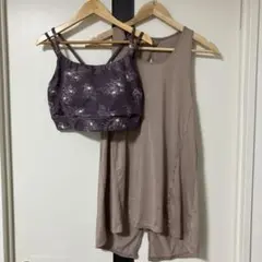 ブラトップ　タンクトップセット　LAVAヨガウェア