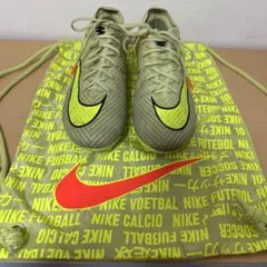 Nike サッカーシューズ イエロー/グレー 収納バッグ付き