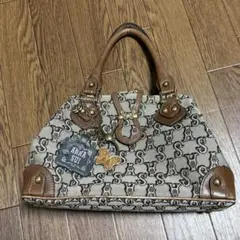 ANNA SUI 2way ハンドバッグ　ショルダーバッグ　がま口