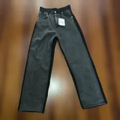 【新品未使用】GRL qu29 Lサイズ　バイカラーストレートデニム