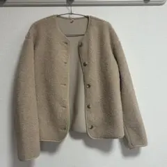 UNIQLO ボアジャケット ベージュ M