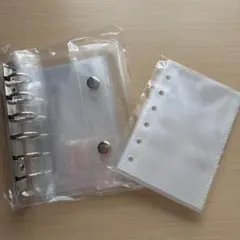 A7サイズ　透明プラスチック リフィル 6リング用