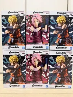 Grandista フィギュア 4体セット ナルト サスケ 春野サクラ NARUTO Grandista 春野サクラ うちはサスケ フィギュアセット - メルカリ