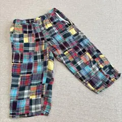 カールヘルム ハーフパンツ　パッチワーク　Mサイズ　ウエストゴム　綿100%のサムネイル