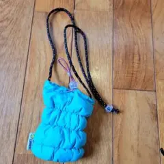 水色 キルティング ポーチ