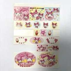 平成レトロ】チアーズこうさぎ シール 【激レア】うちのわんこさがし