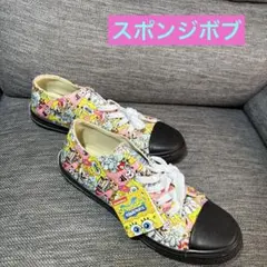 新品未使用　スポンジボブ キャラクター スニーカー25センチ