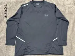 Find Out ロングスリーブTシャツ 3L ダークグレー