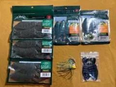 人気カラー★早い者勝ち★ノリーズルアー7点セット フリップギル5インチ