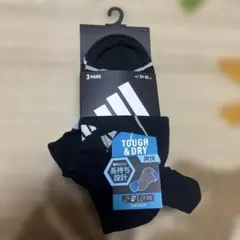 レディースソックス　adidas 3足組　新品