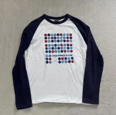vintage y2k グラフィックロンT ラグランTシャツ　生地◎