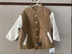 BREEZEキッズ ジャケット ブラウン ホワイト 新品未使用タグ付き