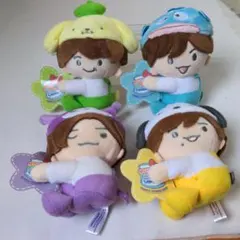 ☆なにわ男子☆　サンリオ クリップマスコット ぬいぐるみ　4体セット