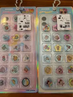 日焼けキティ　おはじきシール