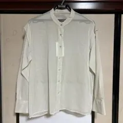 ナチュラルカラー コットン長袖シャツ フリーサイズ