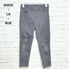 【シューラルー】スキニーパンツ M ストレッチ ブラック　カジュアル