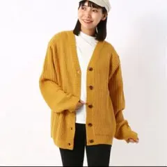 INGNI 畦編み カーディガン Mサイズ ゆったり ニット アクリル100％