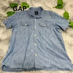 【GAP 】ギャップ Mサイズ デニム 半袖シャツのサムネイル