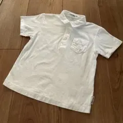 ミキハウス　白ポロシャツ100