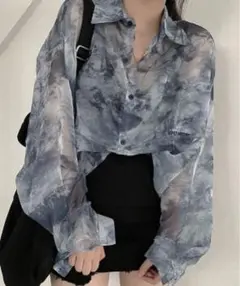 シアータイダイ柄シャツのサムネイル