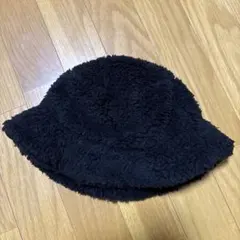 ノーブランド ブラック ボア バケットハット