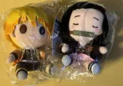 一番くじ　ちょこのっこぬいぐるみ　竈門禰豆子　我妻善逸　鬼滅の刃