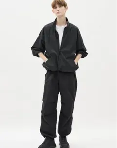 GUパラシュートパンツ BLACK 352888