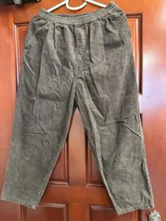 サマンサモスモス　ブラウン コーデュロイ カジュアルパンツ