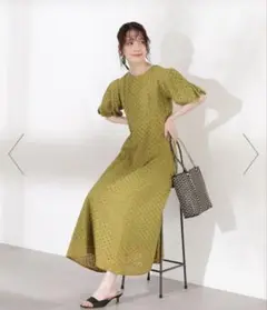 【セール中】N. Natural Beauty Basic 刺繍レースワンピース